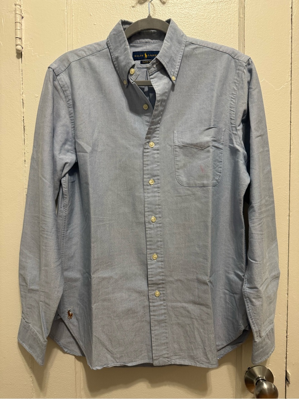 Ralph Lauren Light Blue Oxford Button-Down Shirt - Men